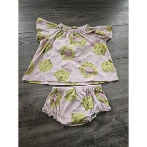 Milkbarn baby girl outfit 3-6 mos
